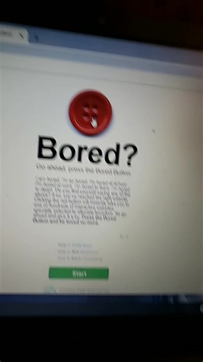 bored button on TikTok