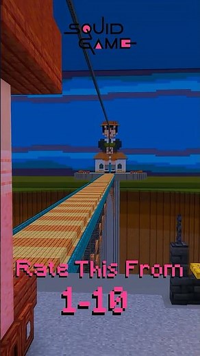 Building SQUID GAME JUMP ROPE GAME in Minecraft 〇△□