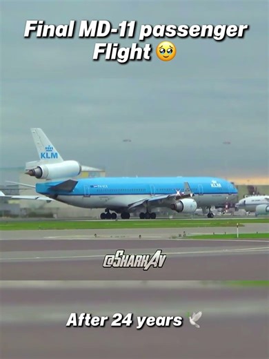 Final MD-11 Passenger flight 🥹🕊️ - saddest moments in aviation | #aviation #plane #peakaviation