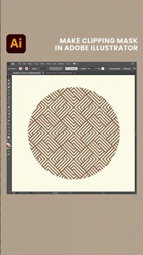 How to make clipping mask in Adobe Illustrator | Adobe Illustrator Tutorials