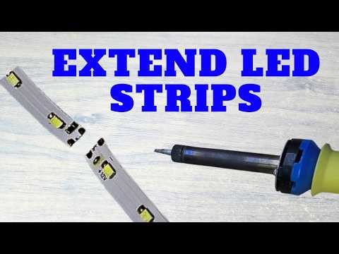 How to Cut and Solder LED Strips