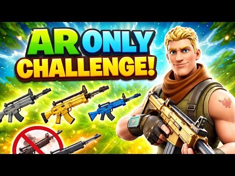 AR only challenge! (FORTNITE Funny moments)