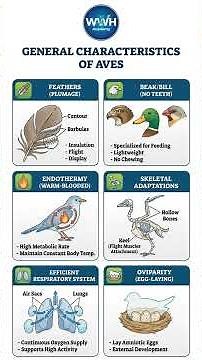 Aves (Birds): Characteristics & Classification #neet #nepbsc #shorts #birds #neet2026 #zoology