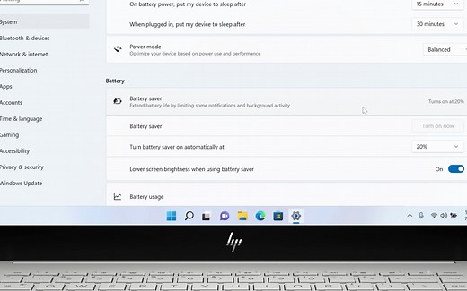 如何在 Windows 11 中管理惠普 (HP) 笔记本电脑的电源和电池设置