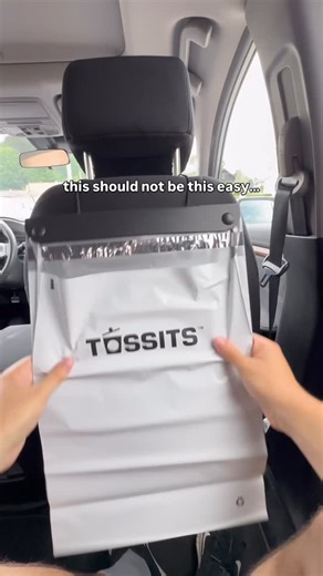 tossits on Instagram: "I got tired of pretending this was not a problem. Tossits made keeping my car clean effortless. I hang it up, use it as I go, seal it when it is full, and Tossit. No buildup. No stress. No thinking about it. Once I started using this, I never went back. #Tossits #cleancar #car #carhack #organize clean"