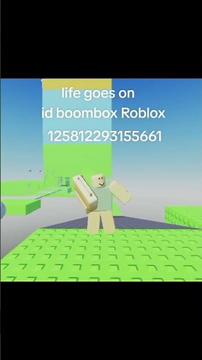 life goes on id boombox #roblox #boombox