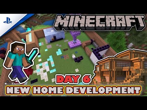 Day 6 in Minecraft Survival – Base Building Progress from Scratch