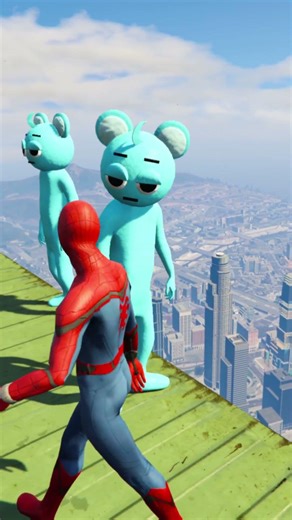 GTA 5 Spider-Man Ragdolls Gone INSANE #shorts