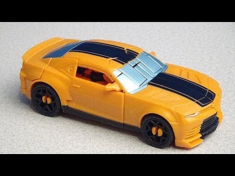 TRANSFORMERS 4 BUMBLEBEE POWER PUNCH AGE OF EXTINCTION DELUXE VIDEO TOY REVIEW