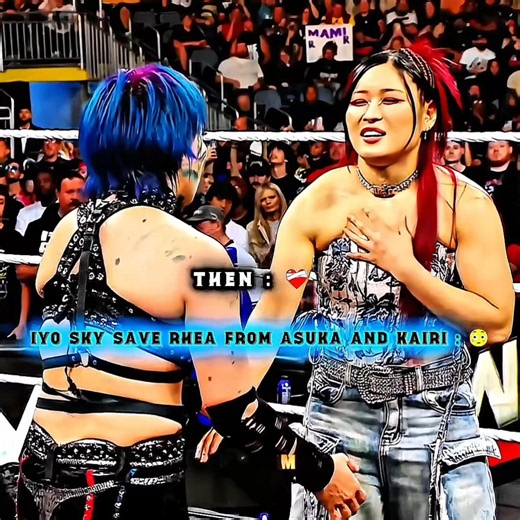 Asuka & Kairi Attacks 🥶 Rhea & IYO SKY 😳 || Then Vs Now 💯 Edit #wwe #asuka #iyo #rhea #shorts #edit
