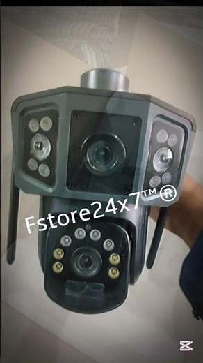 WiFi Solar Outdoor Security Camera 360° Dual lens| Night Vision, Motion Detection & Two-Way Audio