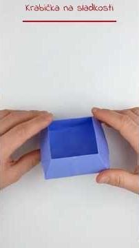 Origami KRABIČKA z papíru A4! 🎁 Snadný návod na krabičku na bonbóny i šperky