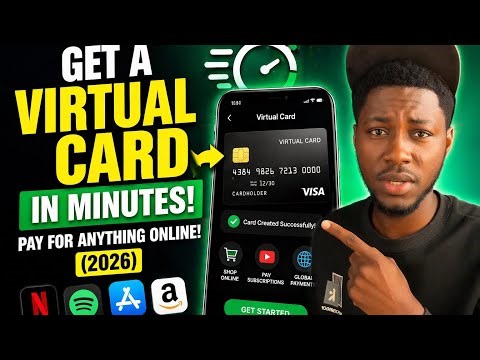 🚀 Get a Virtual Card in Minutes! Pay for Anything Online (2026)