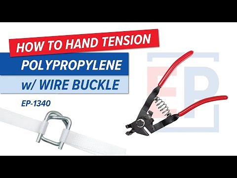 How To Use Poly Buckle Tensioner