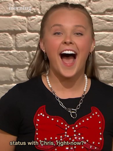 A special surprise for Chris Hughes this morning as JoJo Siwa pops into the studio to say hi! 🥰 Loved that? Why not vote for us as Best Daytime Show at this year’s NTAs! Just tap the link in our bio!