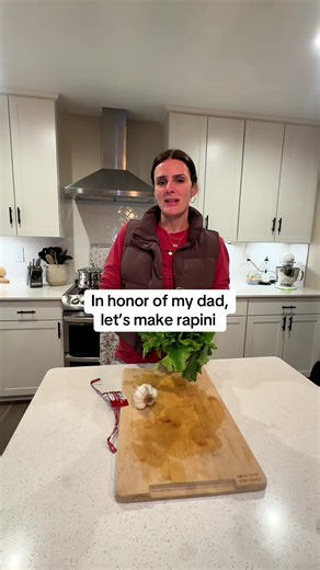 Let’s make rapini #italianfood