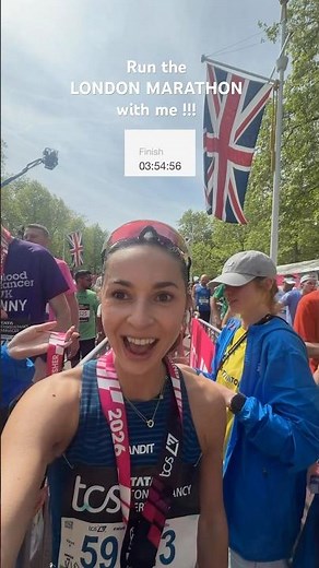 RUN THE TCS LONDON MARATHON WITH ME 🇬🇧🤍🤩 #londonmarathon