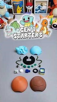 Day 1 of 10 - Gen 1, the Kanto Starters as Pokeballs!