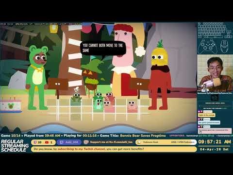(EN/ID) Bonnie Bear Saves Frogtime - Gameplay #PressEngine #offbrandgames