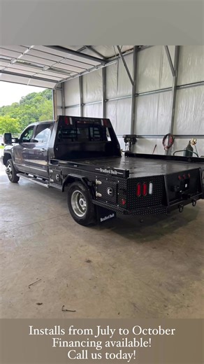 Installs from July to October by Pro-Fab Welding LLC ! 👏👏👏 | Flatbeds by Ed, Bradford Built Truck Bed Retailer