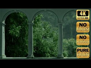 4K Fake Window Projector – Realistic Rain Window | No Ads | Pure Rain