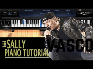 Sally PIANO TUTORIAL - Vasco Rossi (How To Play)