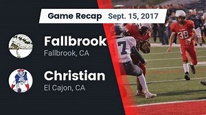 Football Game Preview: Fallbrook vs. San Pasqual