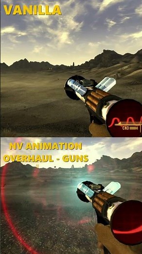 Fallout New Vegas Sonic Emitter Animation Comparison : Vanilla vs Modded