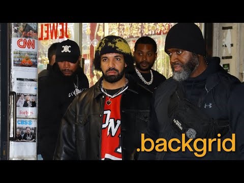 Drake spotted shopping at Metropolis Vintage in NYC