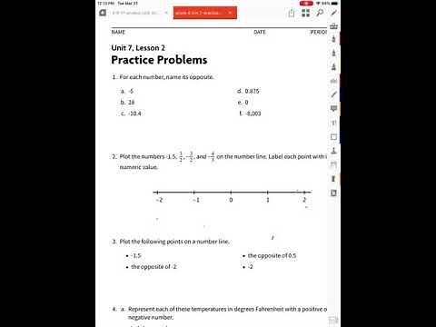Unit 7 Lesson 2 answers to practice problems