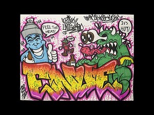 ENUE - Blockbuster Graffiti (Step By Step) 💯✍🏽🎨 [By. King Wizard]