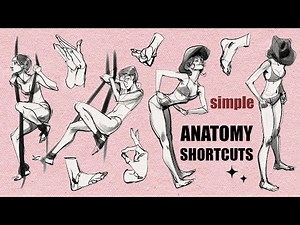 HOW TO: ANATOMY SHORTHAND // QUICK PRO shortcuts for drawing all body parts 🎨 RefWed EP 02
