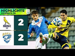 Modena-Brescia 2-2 | CALVANI acciuffa nel finale un pareggio pesantissimo | HIGHLIGHTS Serie BKT