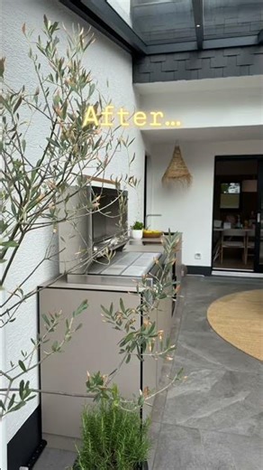 Designt triff Funktion! Outdoor-Küche deluxe🤩 #outdoorküche #outdoorkitchen #grillen #outdoorliving