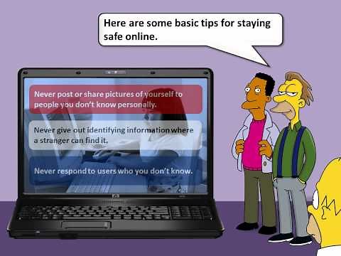 eSafety: How To Stay Safe Online (The Simpsons)