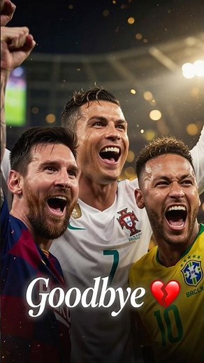 Goodbye Messi, Ronaldo & Neymar 💔