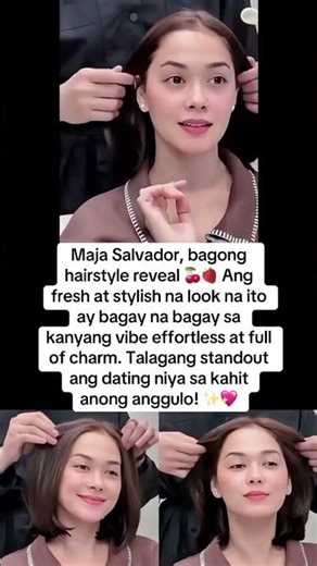 maja salvador new hairstyle