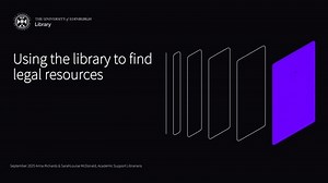 Using the library: a library introduction for PG students