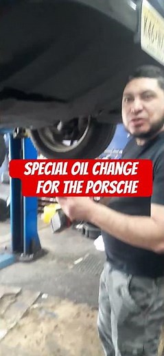Porsche oil change
