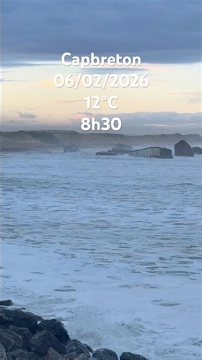 6 février 2026 ne scroll pas écoute, Météo Capbreton