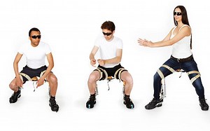 wearable noonee chairless chair improves workers' productivity