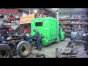 Disc Brake Cut Off Install On A 379 Peterbilt | McDonald Chrome Shop