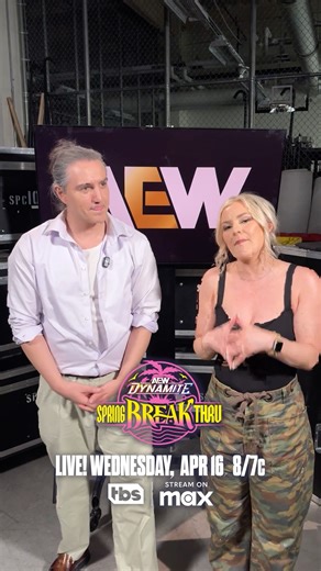 43K views · 491 reactions | Celebrate HISTORY with AEW this week, when #AEW Dynamite becomes the longest-running pro-wrestling show in Turner Sports history! Watch #AEWDynamite Spring BreakThru THIS WEDNESDAY LIVE at 8ET /7CT on TBS + MAX, and tune in to #AEWCollision Spring BreakThru THIS THURSDAY LIVE at 8ET /7CT on TNT + MAX! | All Elite Wrestling | Facebook