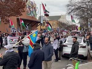 Pro-Palestinian protesters block downtown Raleigh streets