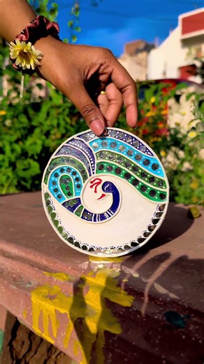 Lippan art work 💙#art​​​ #homedecor​​​ #diy​​​ #walldecor​​​ #lippanart​​​#handmade #ytshorts​​​