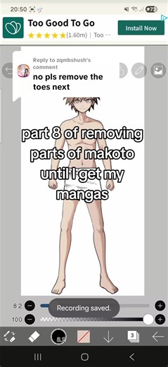 Danganronpa: Removing Parts of Makoto Naeegi - Part 8