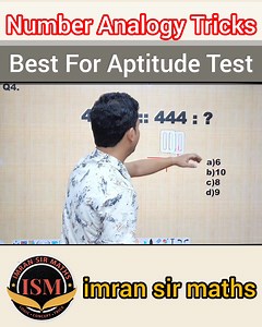 Number Analogy Tricks | Reasoning Tricks | Maths Tricks | imran sir maths Part 10 | Imran Sir Maths
