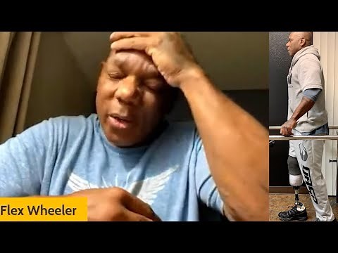 Flex Wheeler on his Leg Amputation