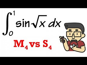 Integral of sin(sqrt(x)) from 0 to 1. Can the Midpoint Rule be better than Simpson's Rule?