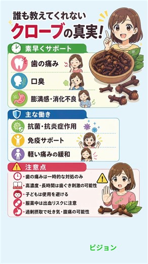 誰も教えてくれないクローブの真実！